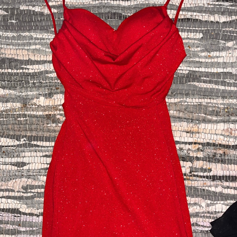 Windsor Strapless Red Dress